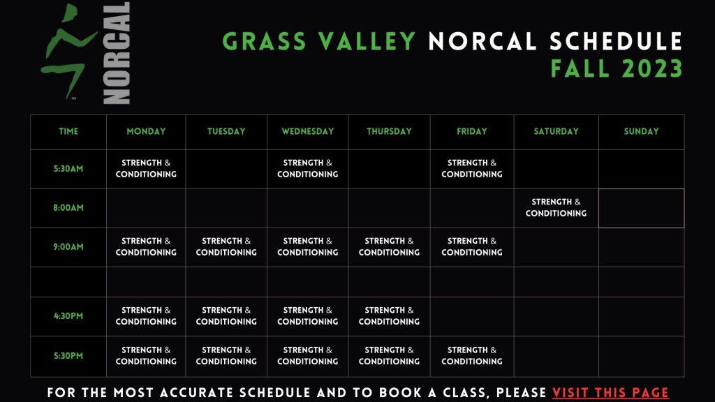 Group Class Calendars